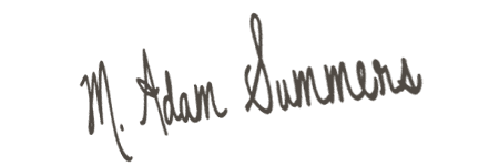 Pastor Summers' signature